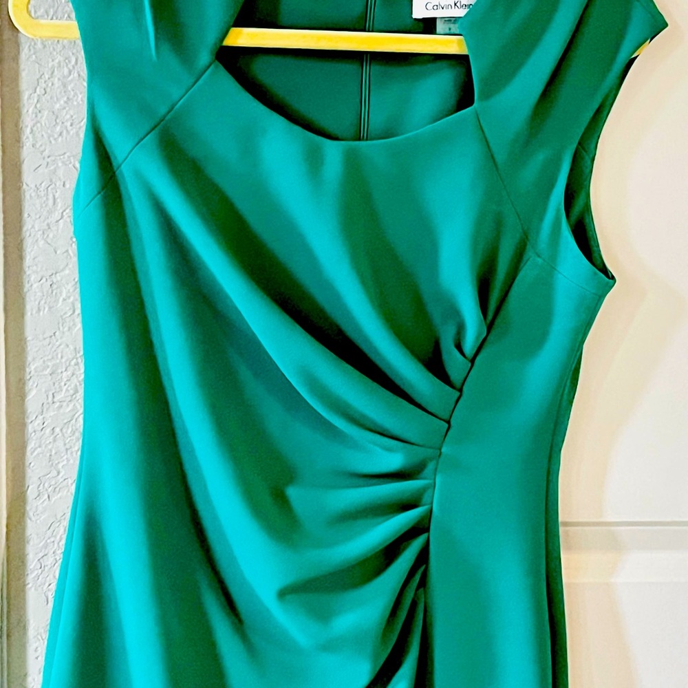 Green Calvin Klein dress